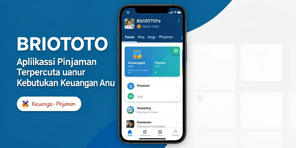 Tampilan antarmuka aplikasi BRIOTOTO yang intuitif dan mudah digunakan.