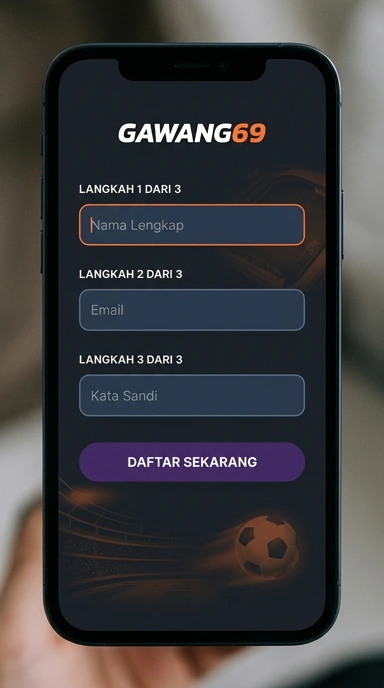 Cara Mudah Daftar Akun gawang69 Untuk Pengguna Android
